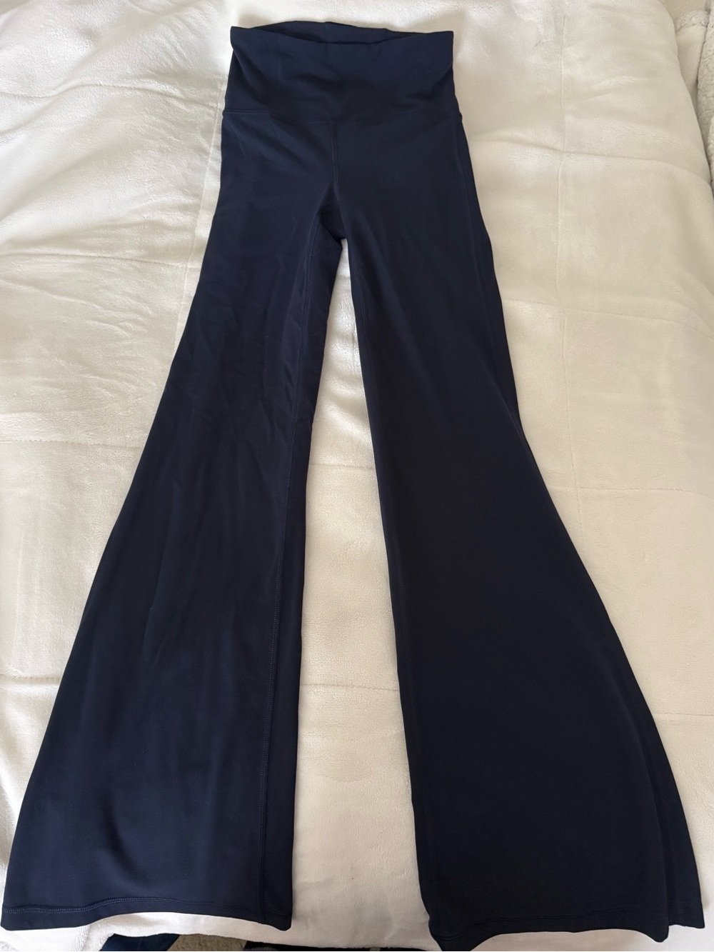 Athleta Elation Flare Pant, Navy, XXS P